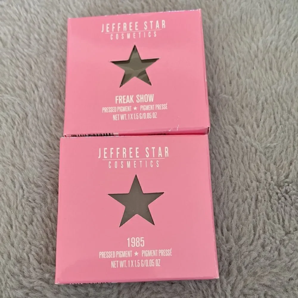 Jeffree Star Pressed Pigments-Freak Show & 1985 New One Now Added Blood Sugar